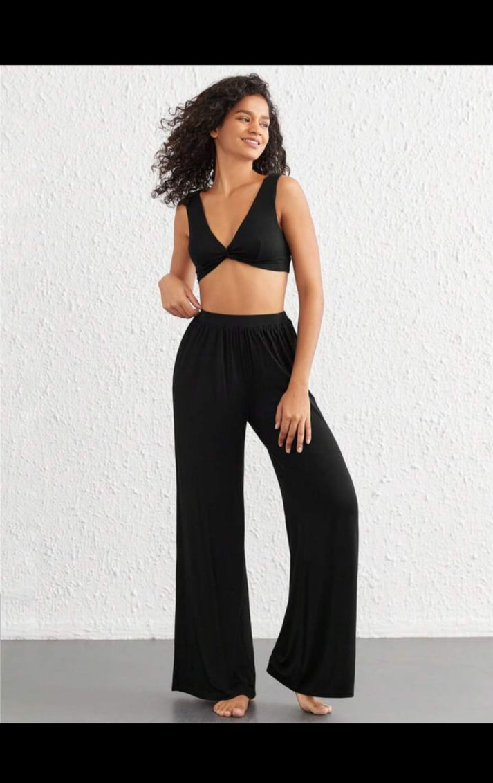 Pack of 3 Ladies Palazzo Pajamas