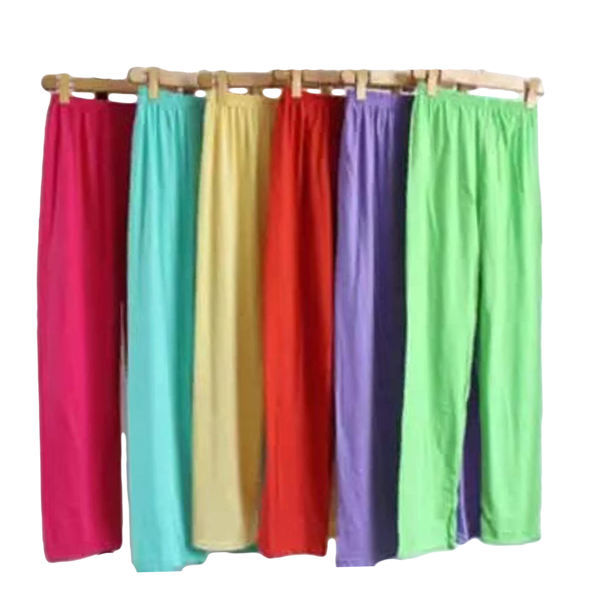 Pack of 2 Ladies Loose Plain Multi Pajamas