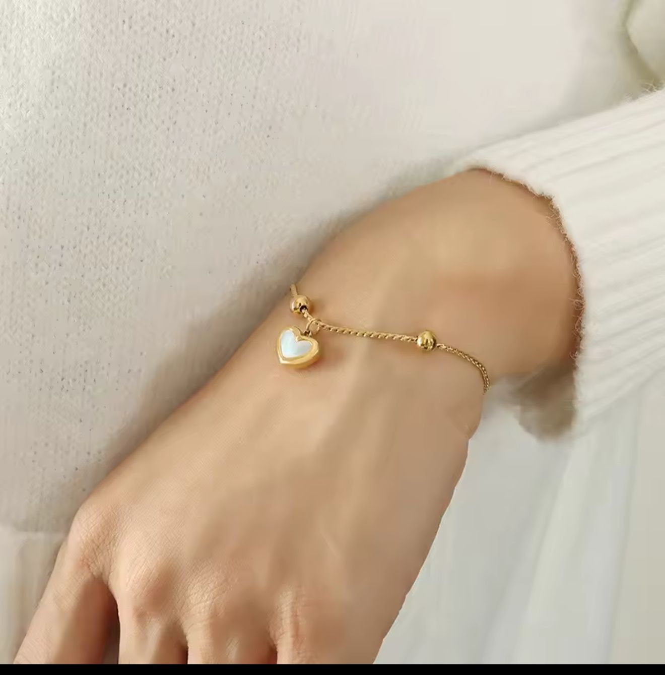 Golden with White Heart Full Set