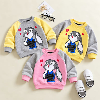 Pack of 3 Bunny Printed Sweatshirt For Kids