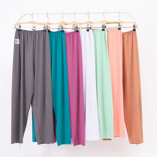 Pack of 4 Ladies Loose Plain Multi Pajamas