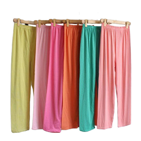 Pack of 2 Ladies Loose Plain Multi Pajamas