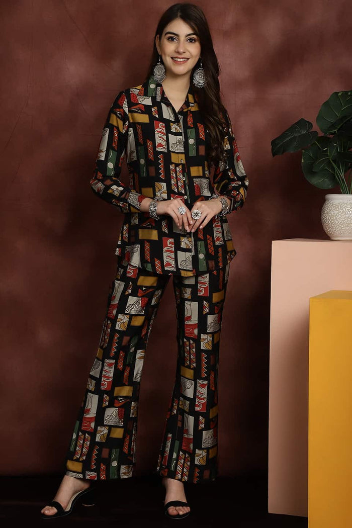 Box Printed Co Ord Set