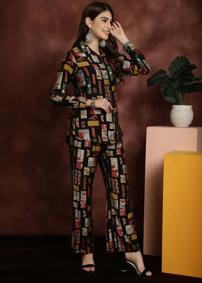 Box Printed Co Ord Set