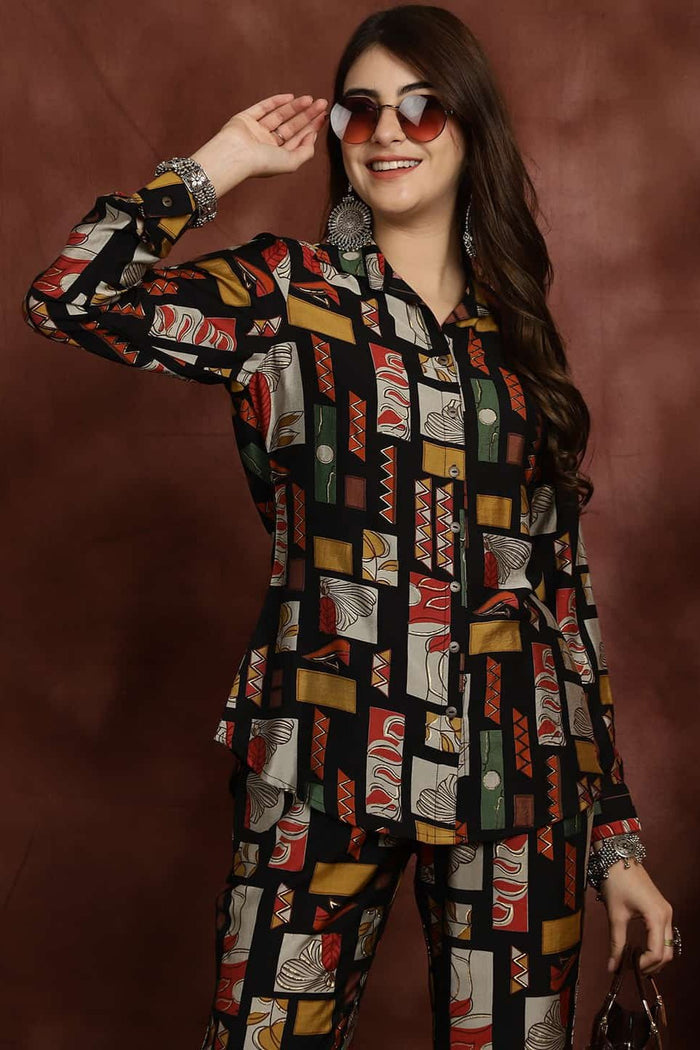 Box Printed Co Ord Set