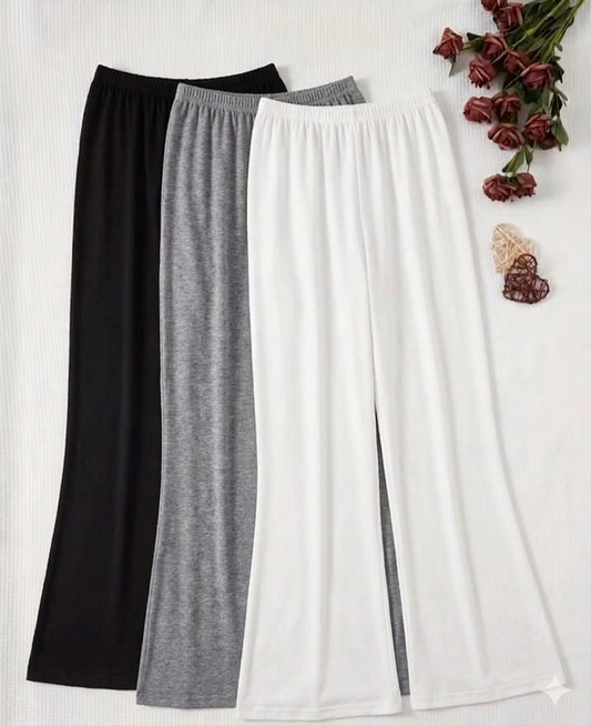 Pack of 3 Palazzo Pajamas For Her