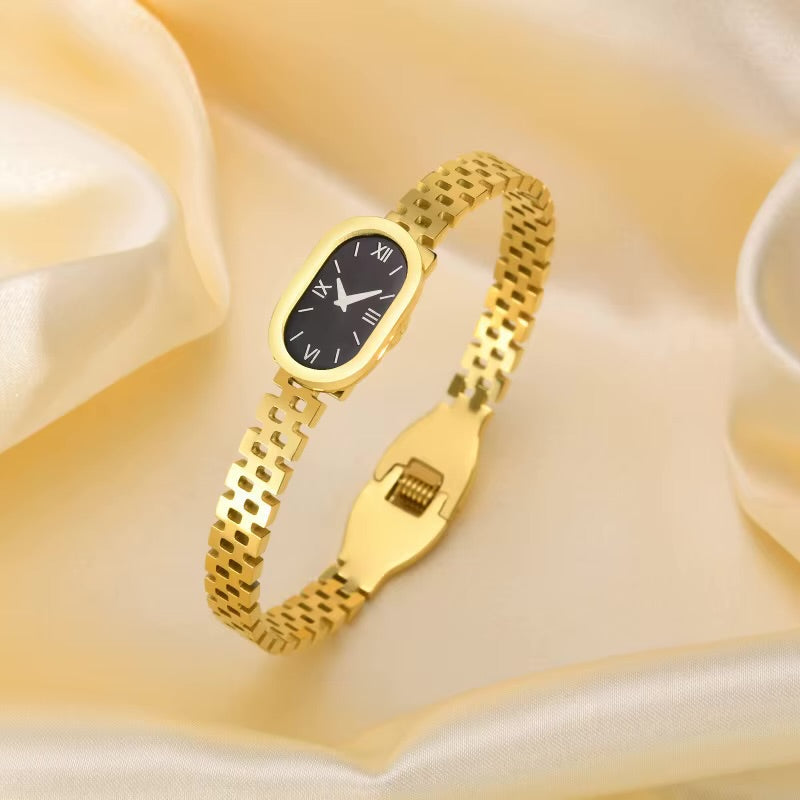 Golden Watch Bangle