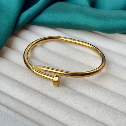 Golden Nail Bangle