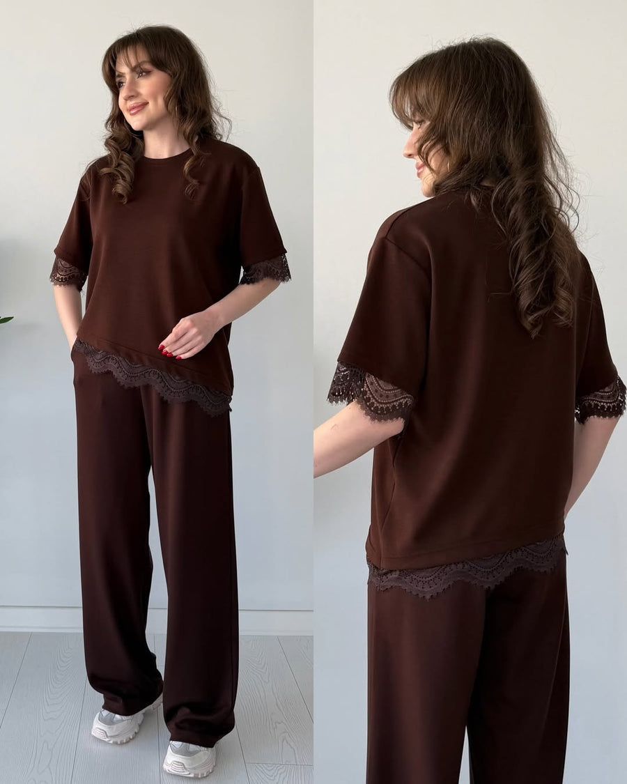 Veloura Lace Coord Set