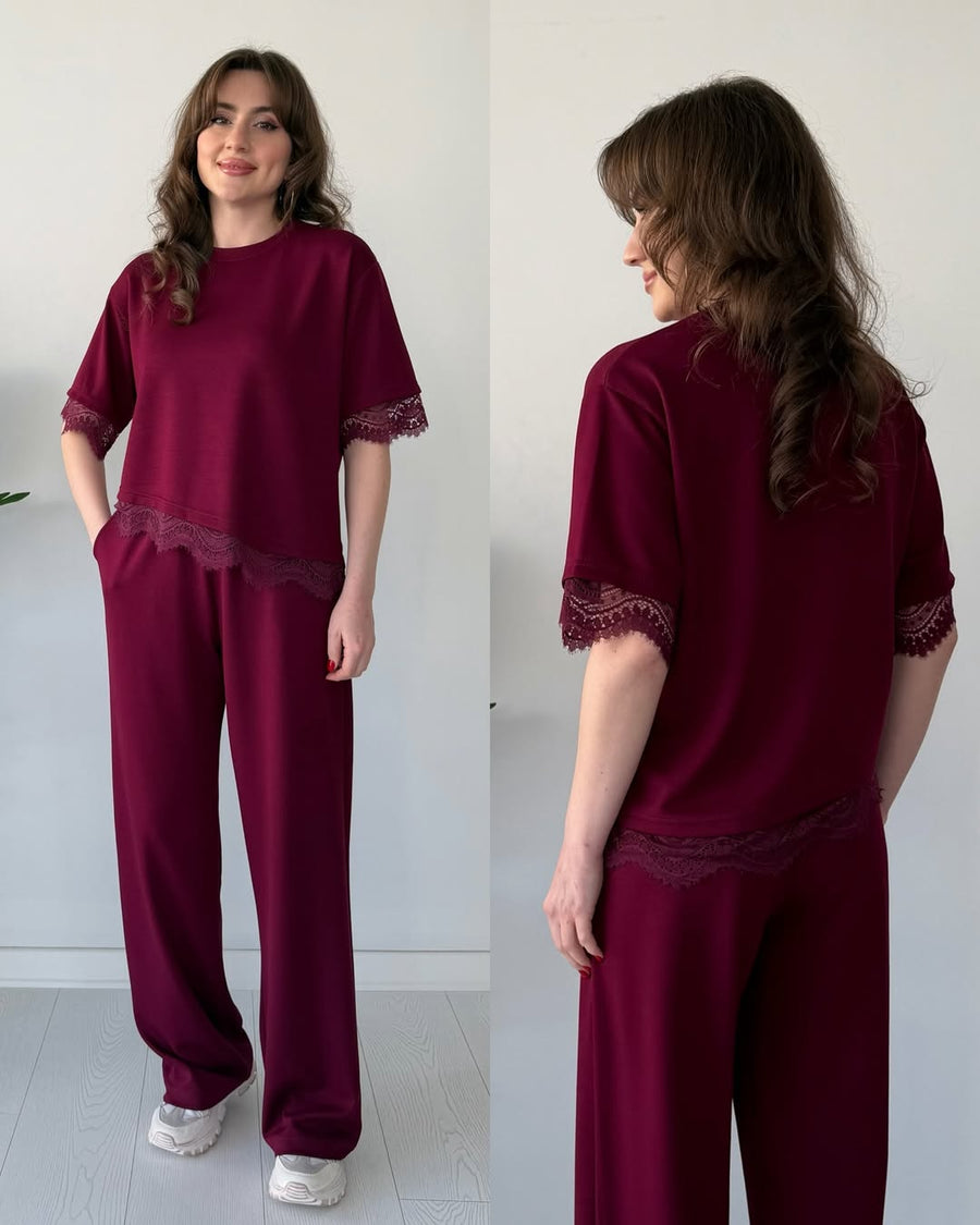 Veloura Lace Coord Set