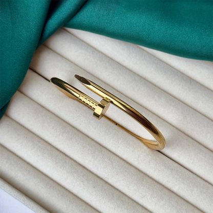 Golden Nail Bangle