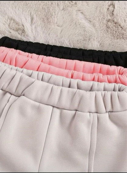 Pack of 3 Multi colours Kids Winter Trousers (Black, Pink & Off White)
