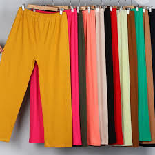 Pack of 5 Ladies Loose Plain Multi Pajamas